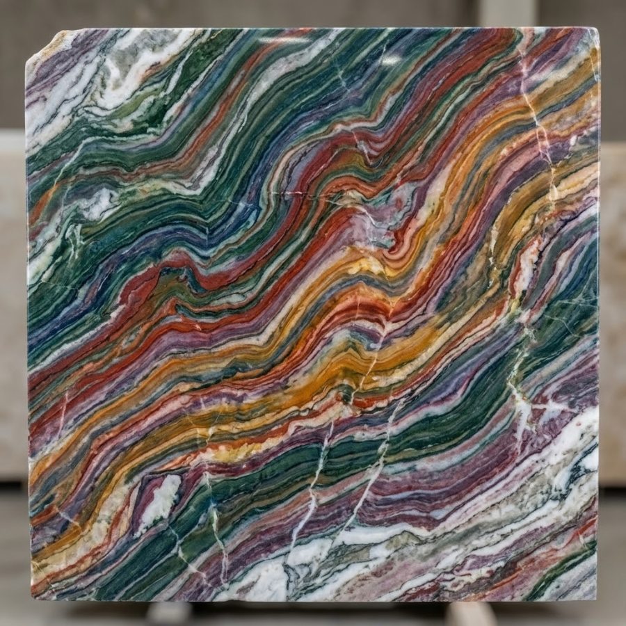 Rainbow Marble Stone